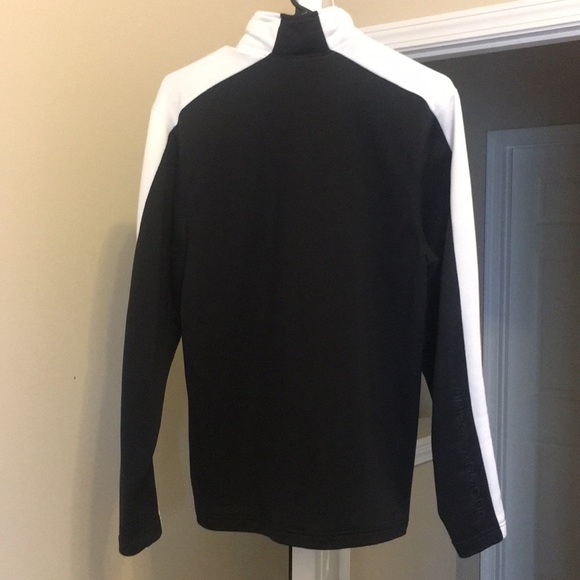 UA black/white 1/4 zip - Picture 2 of 3